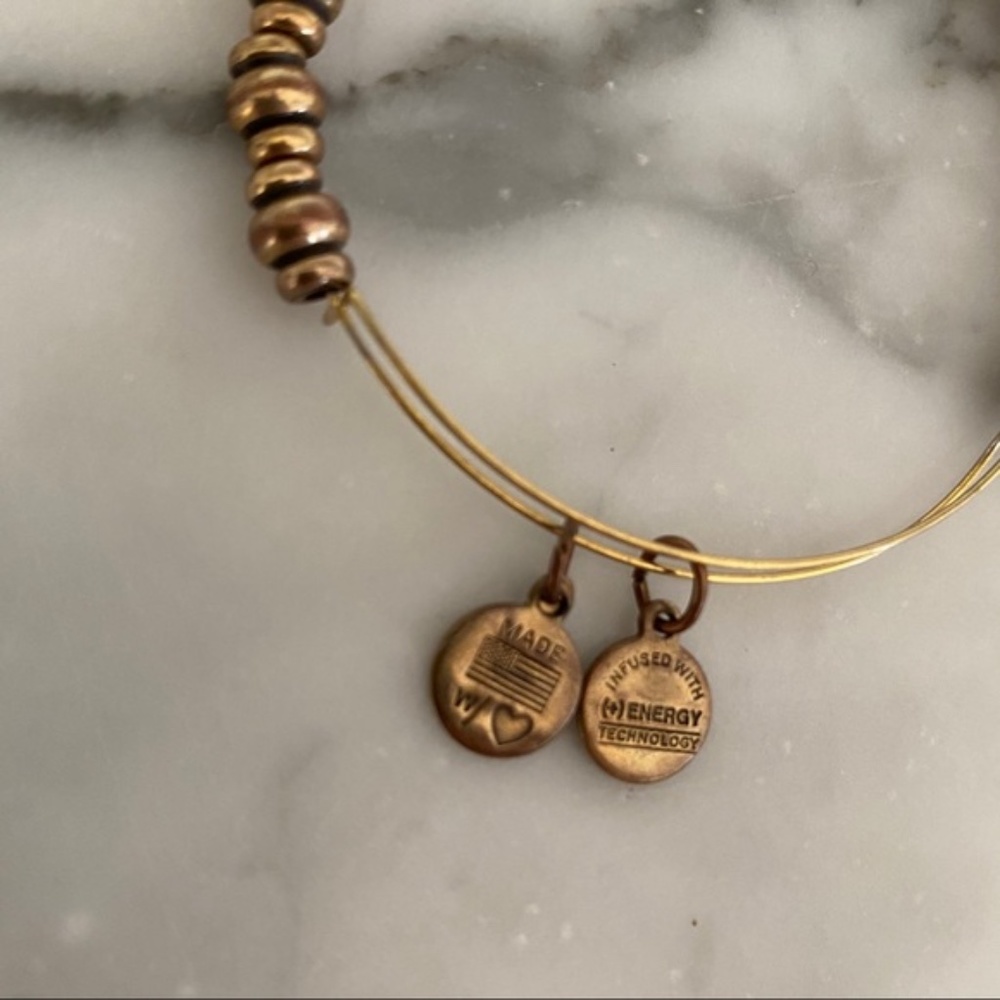ALEX AND ANI Rocker Beaded Bangle - Picture 7 of 7